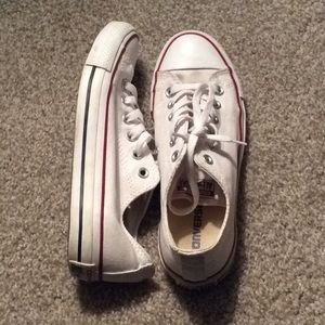 White unisex converse